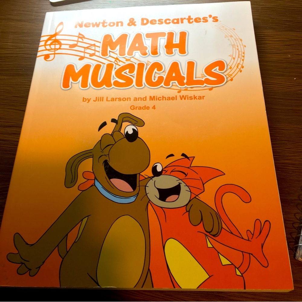 Newton and Descartes Math Musicals Book Grade 4